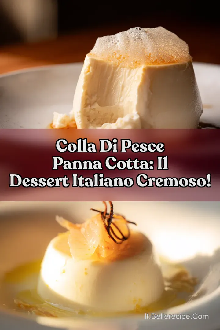 Colla di Pesce Panna Cotta: Il Dessert Italiano Cremoso!