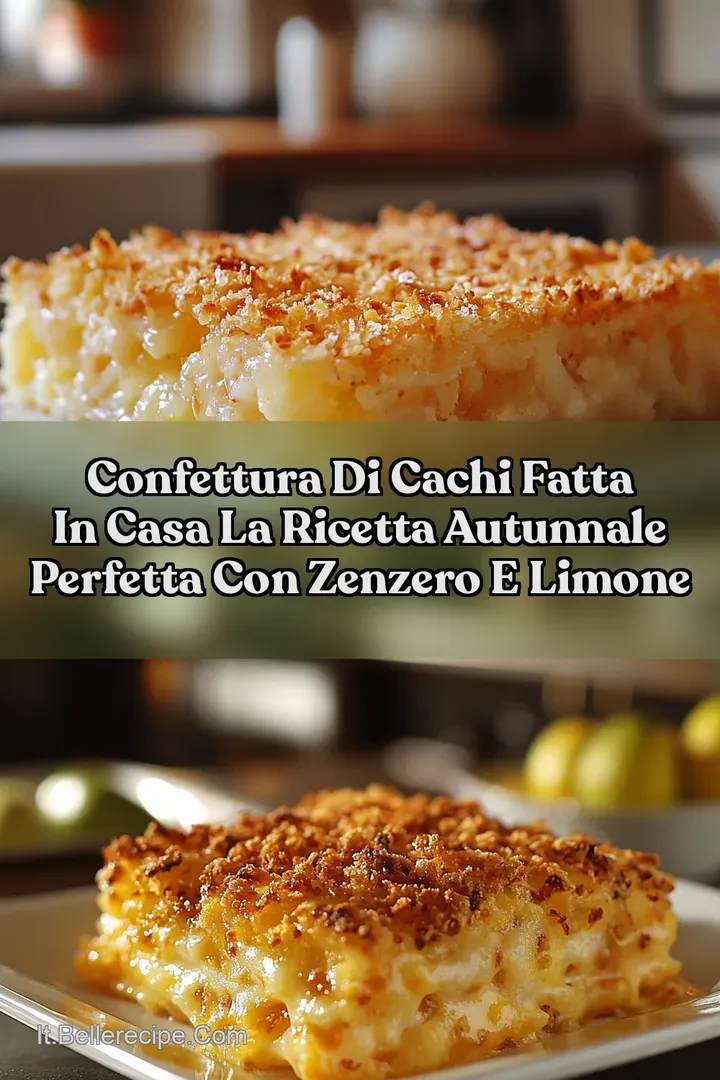 Confettura di Cachi Fatta in Casa La Ricetta Autunnale Perfetta con Zenzero e Limone