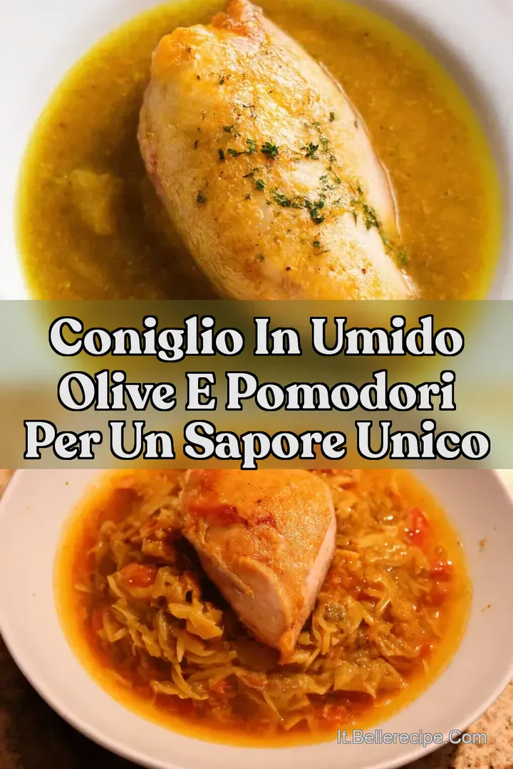 Coniglio in Umido Olive e Pomodori per un Sapore Unico