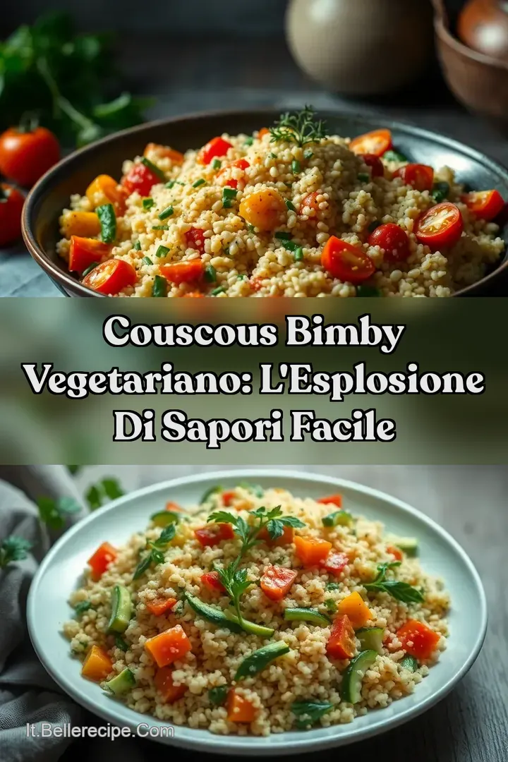 Couscous Bimby Vegetariano: L Esplosione di Sapori Facile