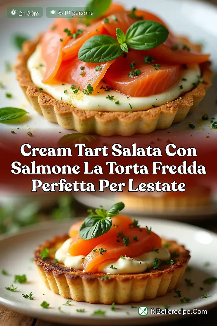 Cream Tart Salata con Salmone La Torta Fredda Perfetta per lEstate