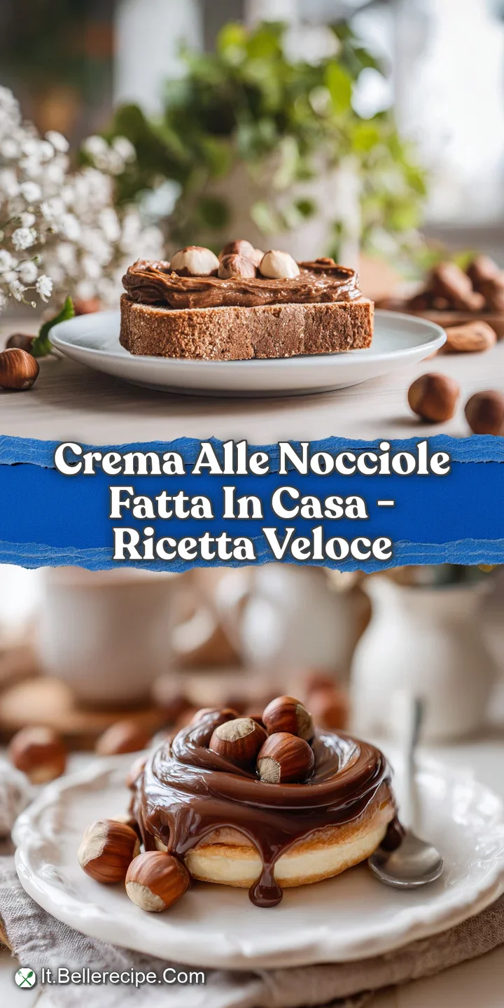 Close-up reveals the velvety texture of hazelnut cream, flecked with darker nut pieces, hinting at a cool, rich and nutty ...