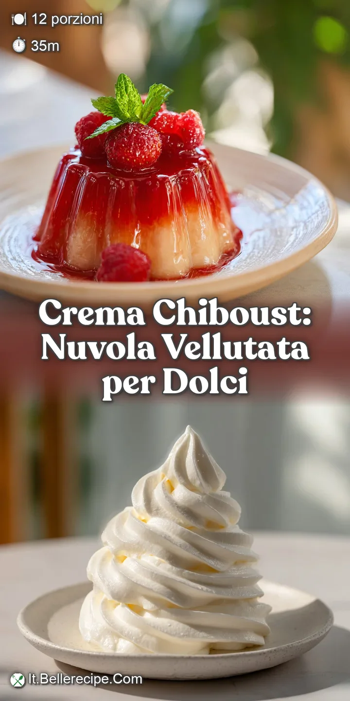 Close-up view of a chilled Crema Chiboust, highlighting the velvety cream and caramelized sugar crust, warm and inviting.