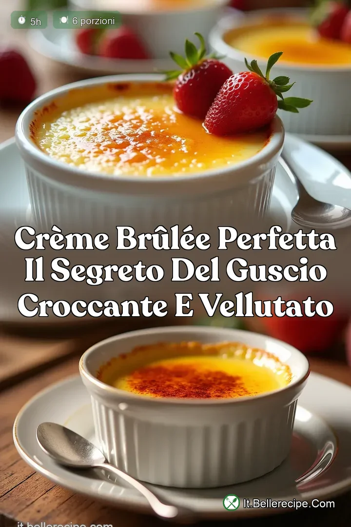 Cr&egrave;me Br&ucirc;l&eacute;e Perfetta Il Segreto del Guscio Croccante e Vellutato