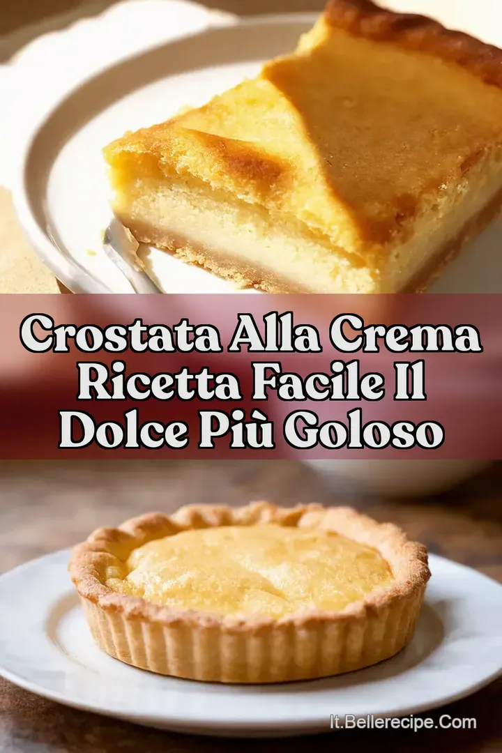 Crostata alla Crema Ricetta Facile Il Dolce Pi&ugrave; Goloso