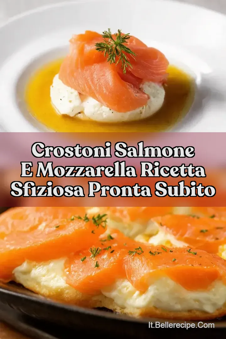 Crostoni Salmone e Mozzarella Ricetta Sfiziosa Pronta Subito