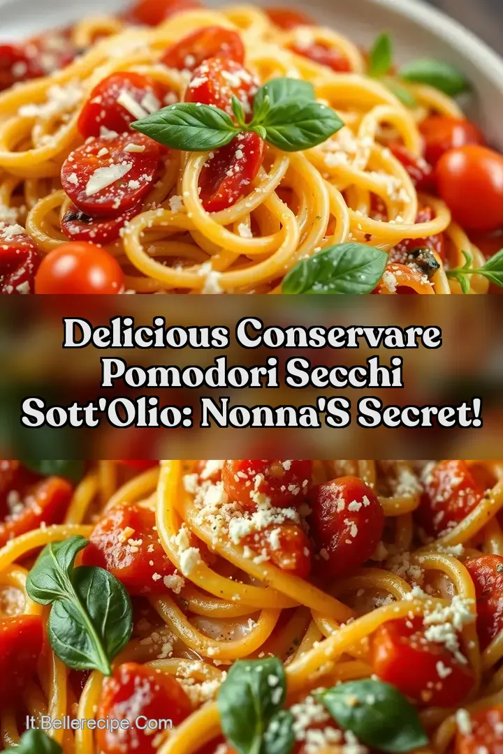 Delicious Conservare Pomodori Secchi Sott Olio: Nonna s Secret!