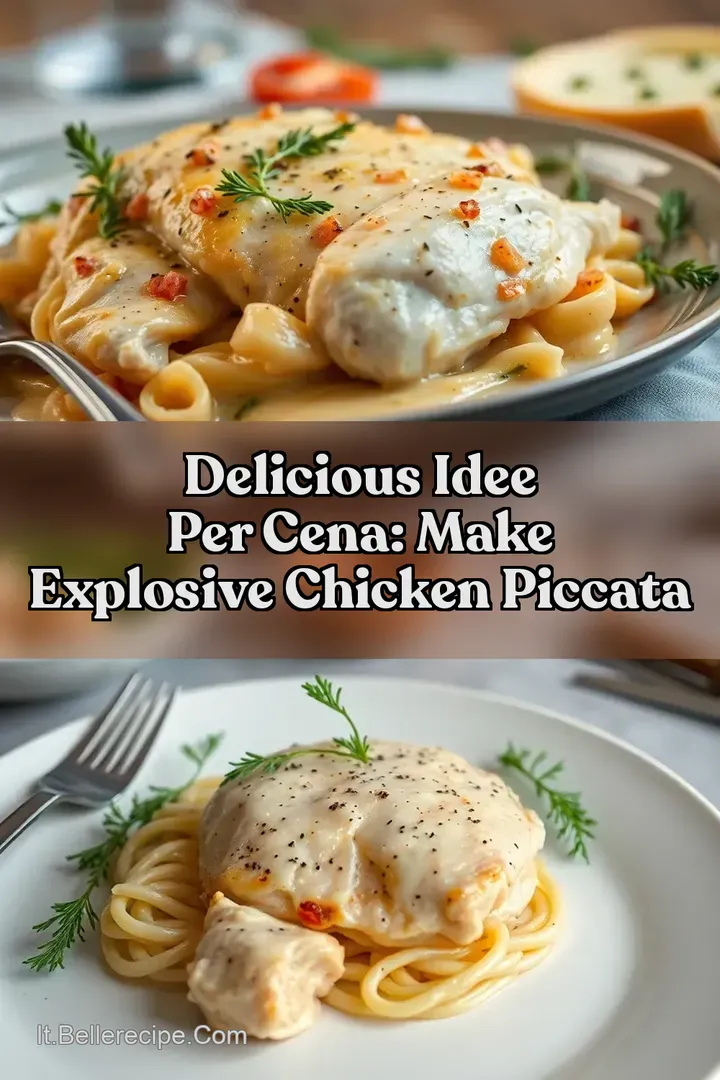 Delicious Idee Per Cena: Make Explosive Chicken Piccata