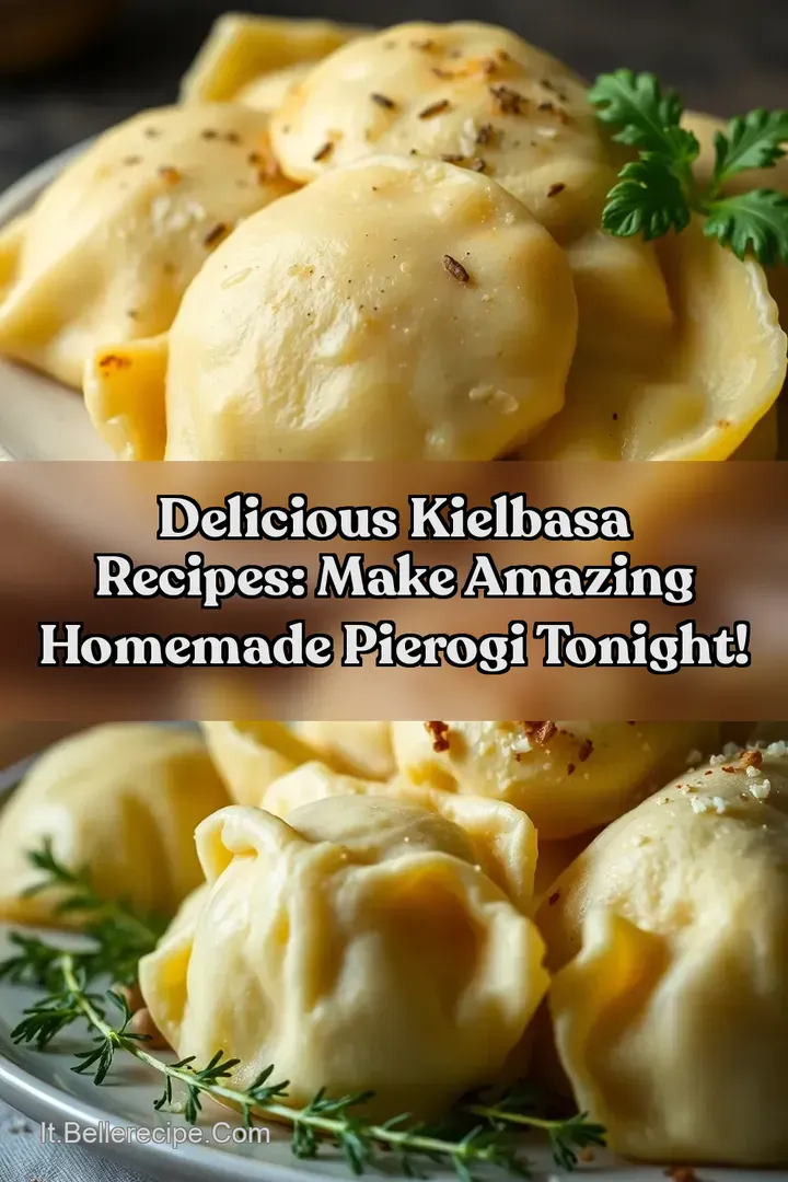 Delicious Kielbasa Recipes: Make Amazing Homemade Pierogi Tonight!