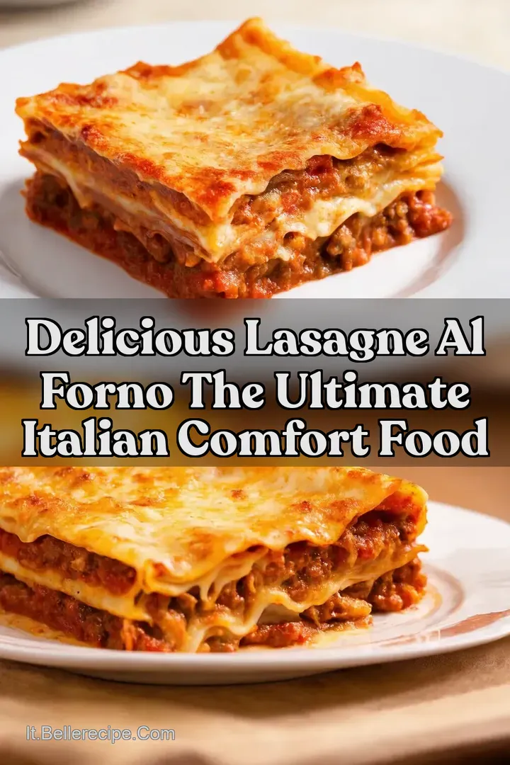 Delicious Lasagne al Forno The Ultimate Italian Comfort Food