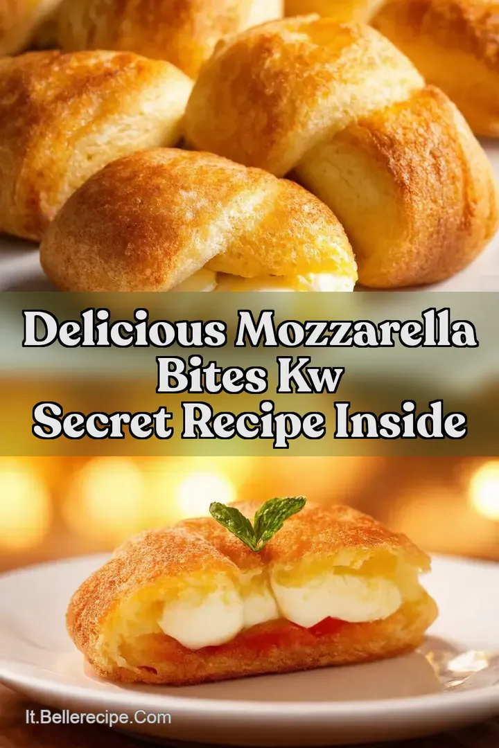 Delicious Mozzarella Bites kw Secret Recipe Inside