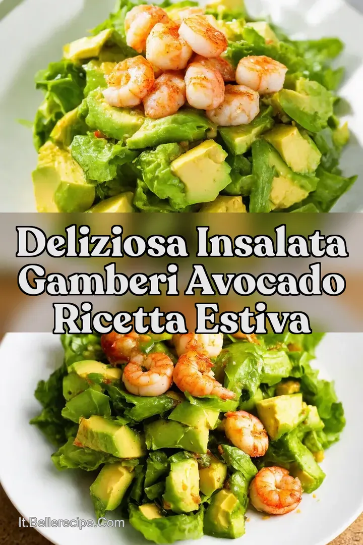 Deliziosa Insalata Gamberi Avocado Ricetta Estiva