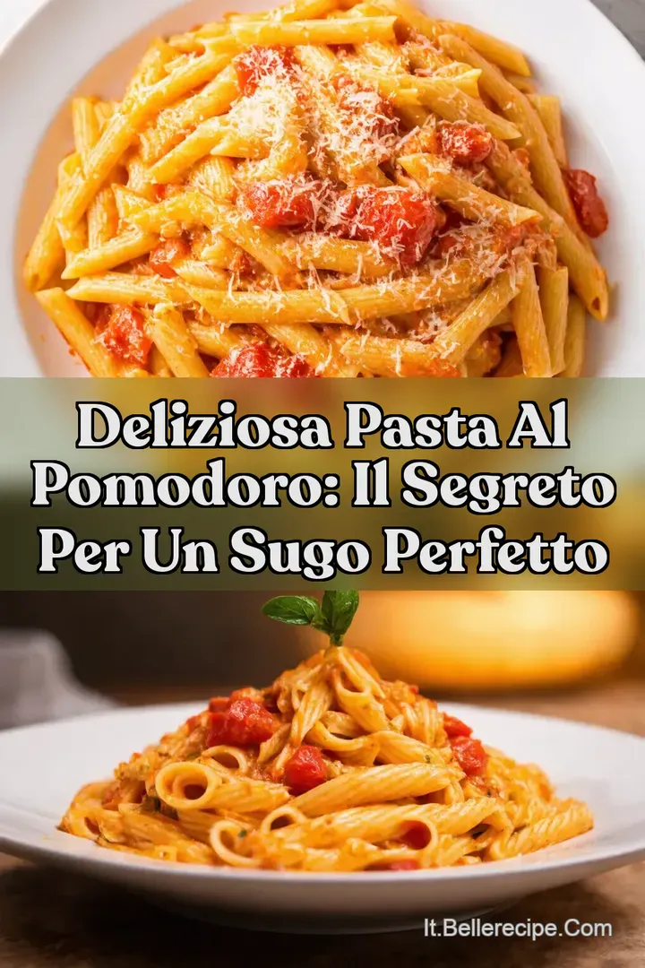 Deliziosa Pasta al Pomodoro: Il Segreto per un Sugo Perfetto