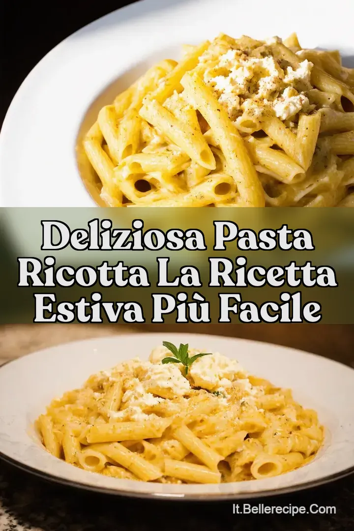 Deliziosa Pasta Ricotta La Ricetta Estiva Pi&ugrave; Facile