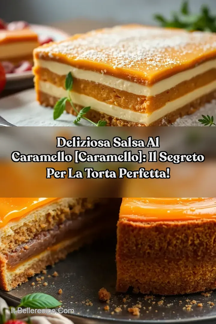 Deliziosa salsa al caramello [caramello]: Il Segreto per la Torta Perfetta!