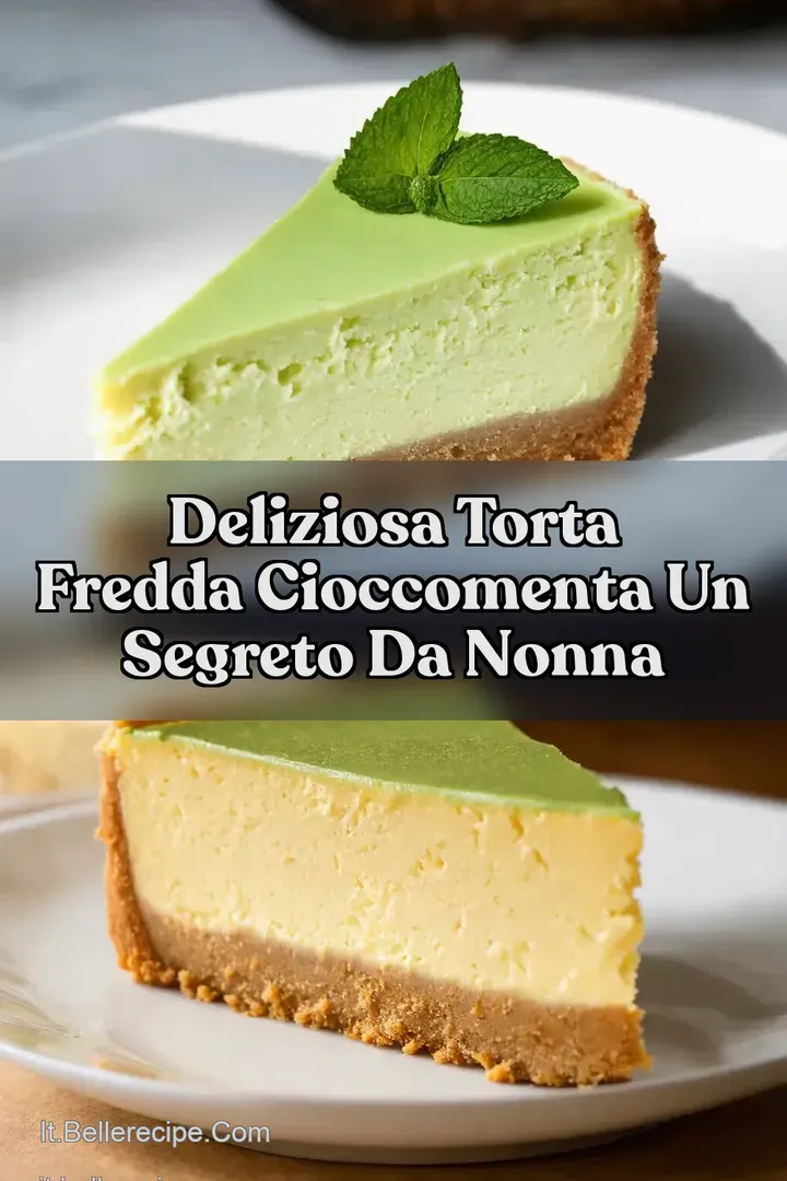 Deliziosa Torta fredda cioccomenta Un Segreto da Nonna