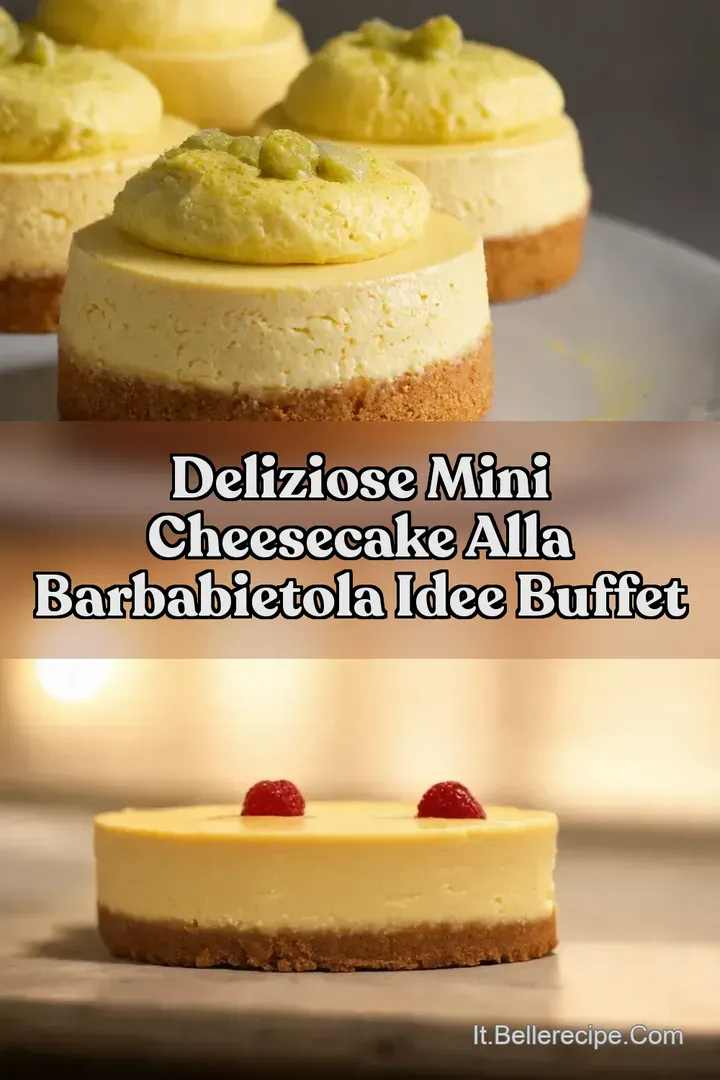 Deliziose Mini Cheesecake alla Barbabietola Idee Buffet