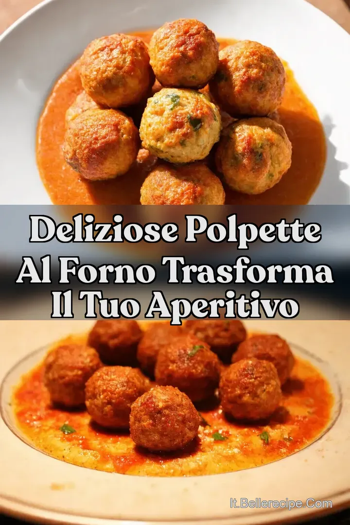 Deliziose Polpette al Forno Trasforma il Tuo Aperitivo