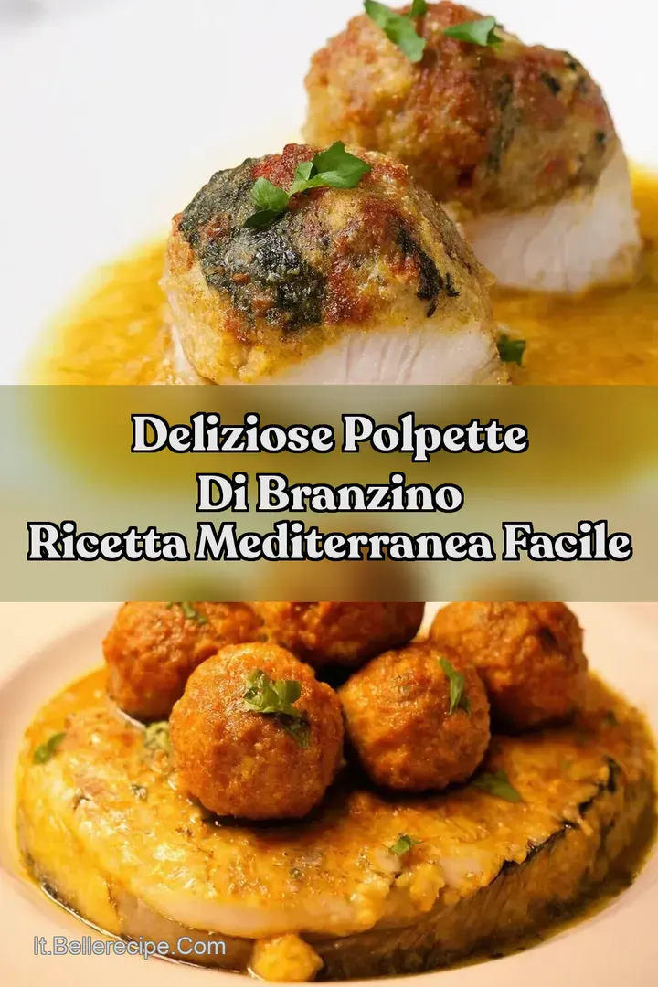 Deliziose Polpette di Branzino Ricetta Mediterranea Facile