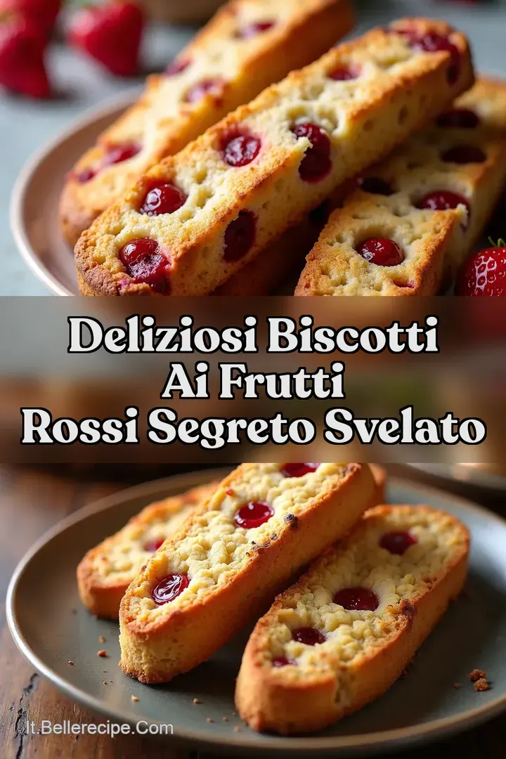 Deliziosi Biscotti ai Frutti Rossi Segreto Svelato