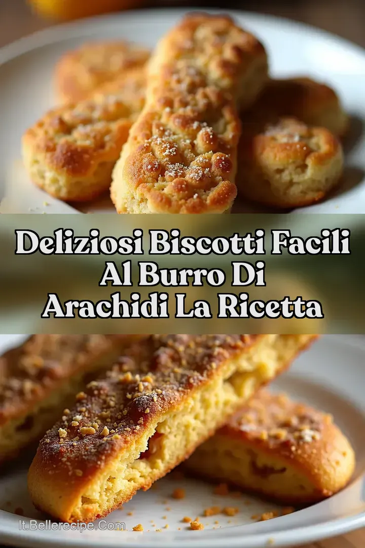 Deliziosi Biscotti Facili al Burro di Arachidi La Ricetta
