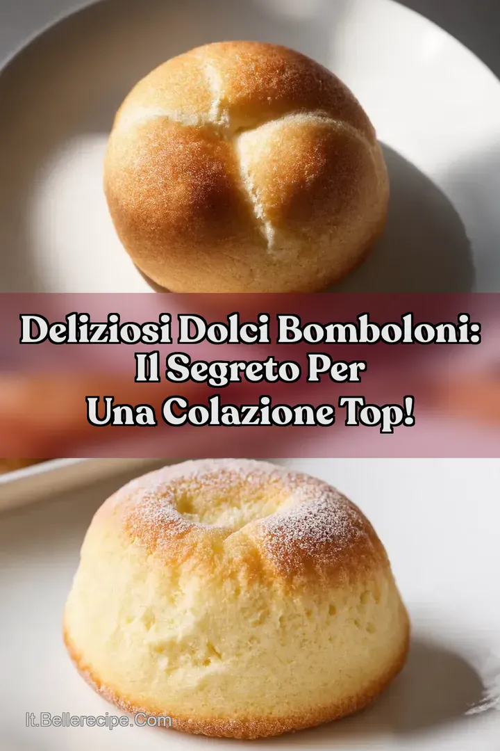 Deliziosi Dolci Bomboloni: Il Segreto per una Colazione TOP!