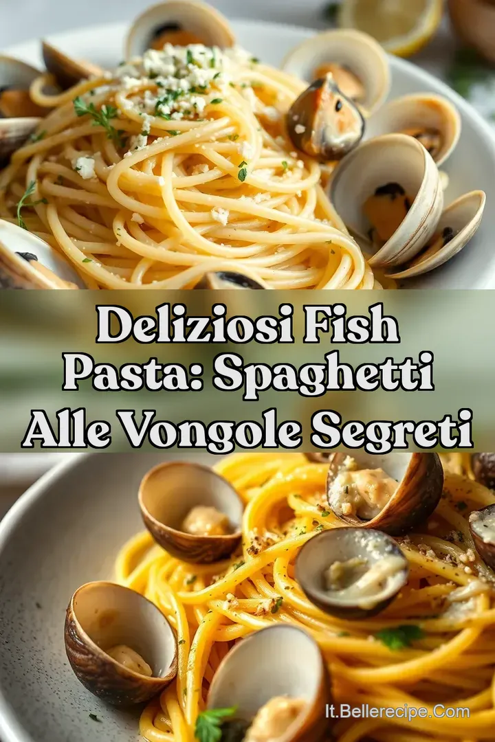 Deliziosi Fish Pasta: Spaghetti alle Vongole segreti