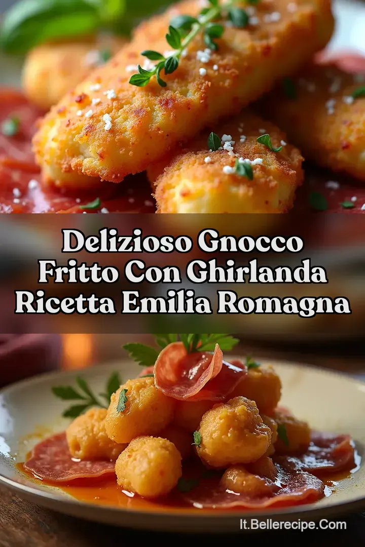 Delizioso Gnocco Fritto con Ghirlanda Ricetta Emilia Romagna