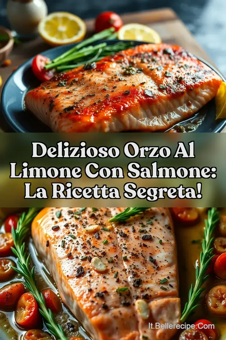 Delizioso Orzo al Limone con Salmone: La Ricetta Segreta!
