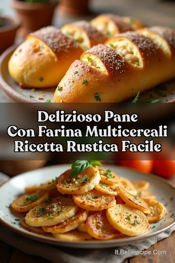 Delizioso Pane con Farina Multicereali Ricetta Rustica Facile