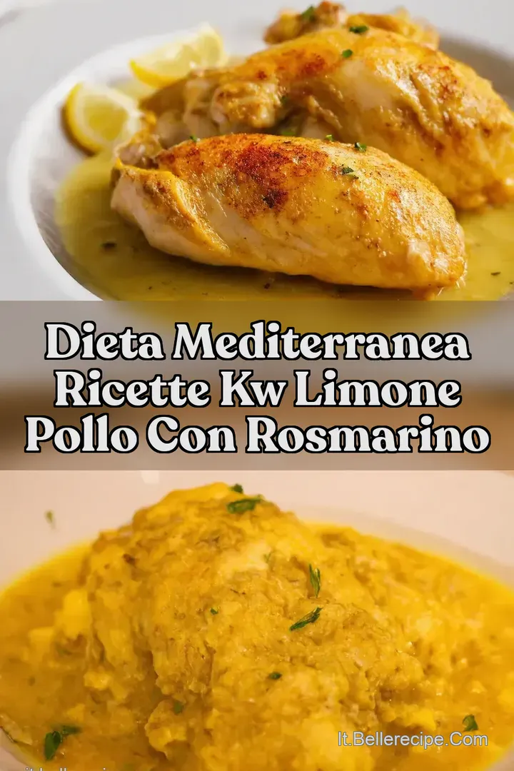 Dieta Mediterranea Ricette kw Limone Pollo con Rosmarino