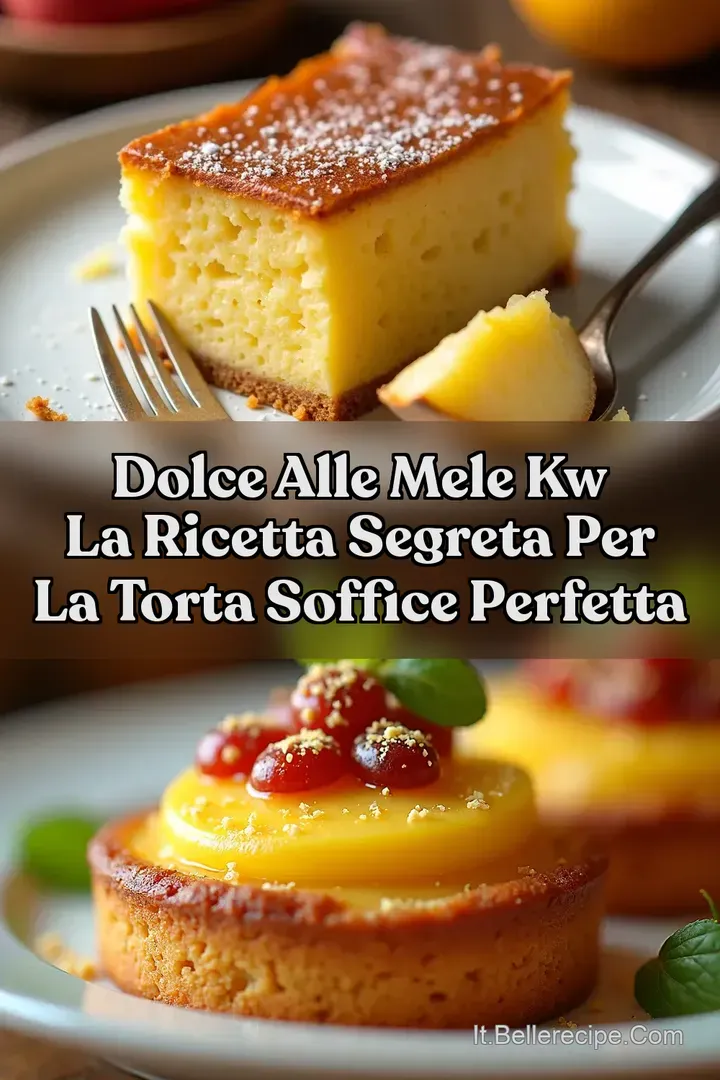 Dolce alle mele kw La Ricetta Segreta per la Torta Soffice Perfetta