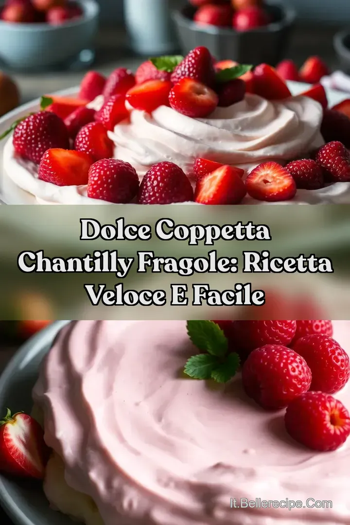 Dolce Coppetta Chantilly Fragole: Ricetta Veloce e Facile