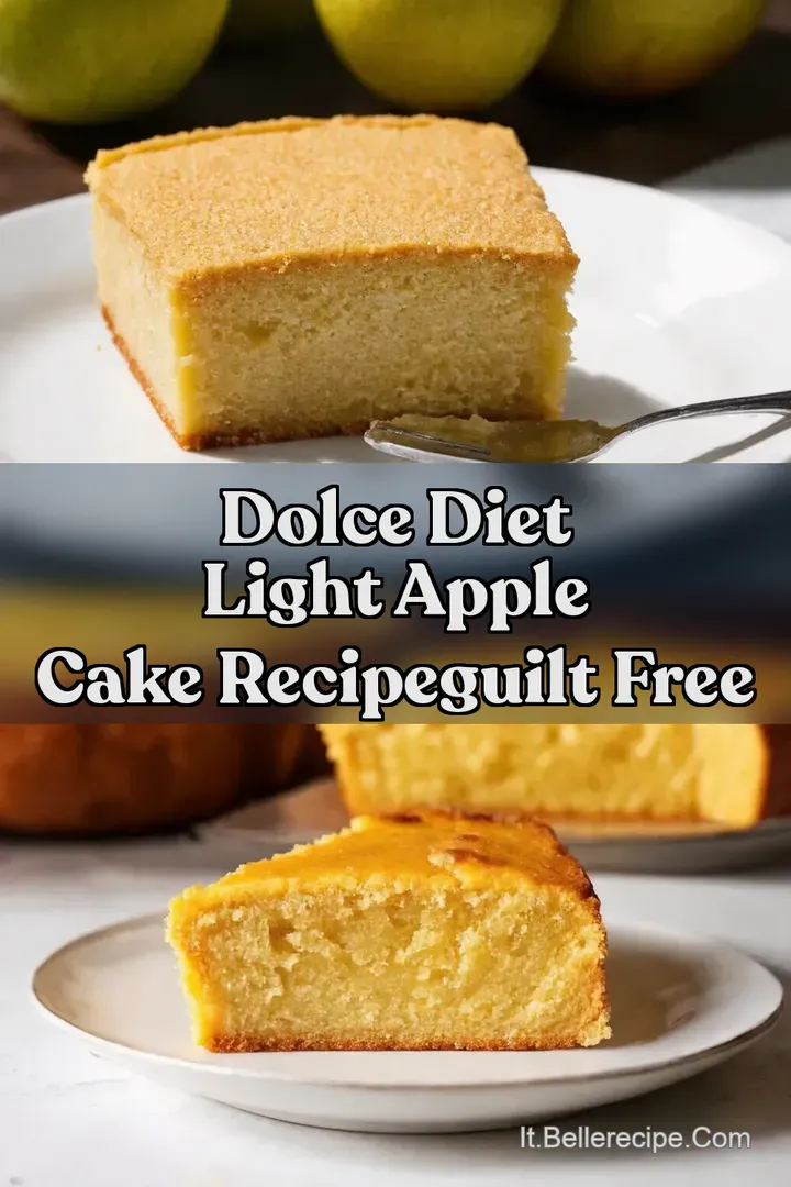 Dolce Diet Light Apple Cake RecipeGuilt Free