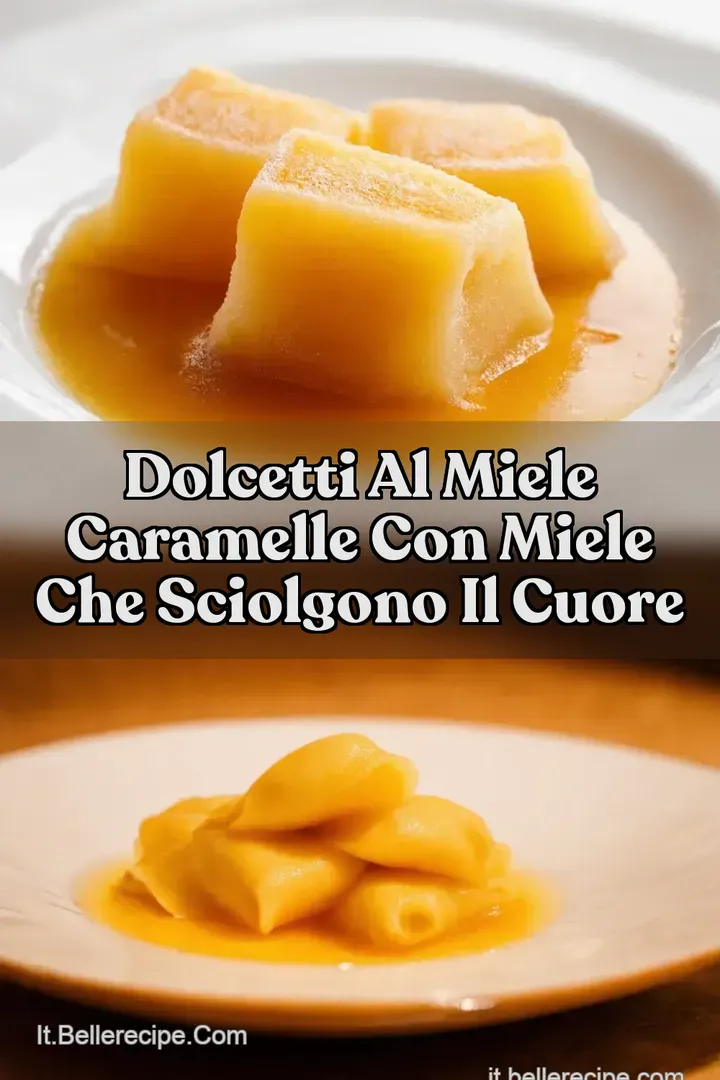 Dolcetti al Miele Caramelle con Miele che Sciolgono il Cuore