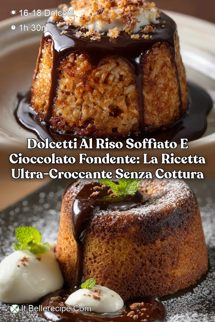 Dolcetti al riso soffiato e cioccolato fondente: La ricetta ultra-croccante senza cottura
