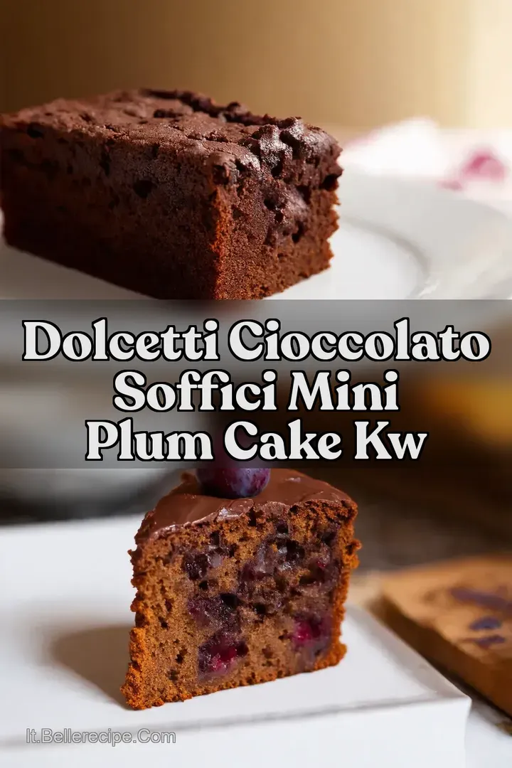 Dolcetti Cioccolato Soffici Mini Plum Cake kw