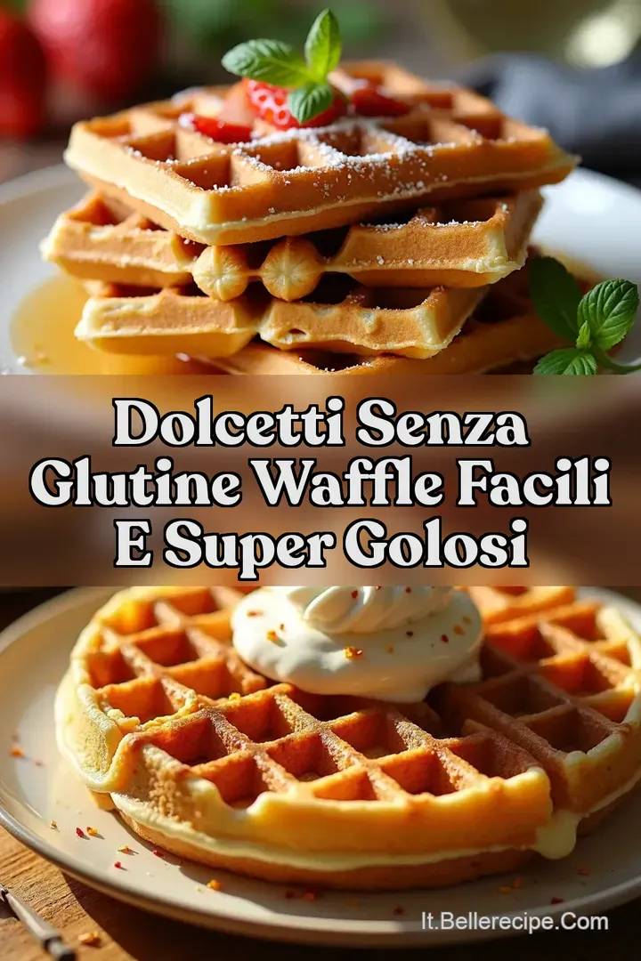 Dolcetti Senza Glutine Waffle Facili e Super Golosi
