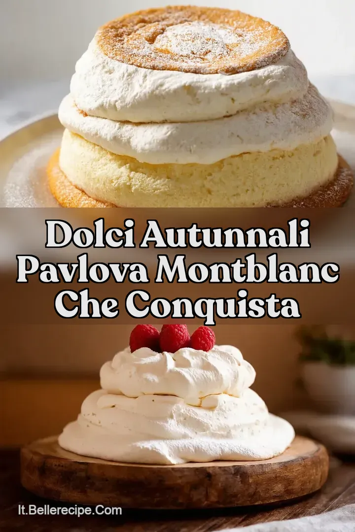 Dolci Autunnali Pavlova Montblanc che Conquista