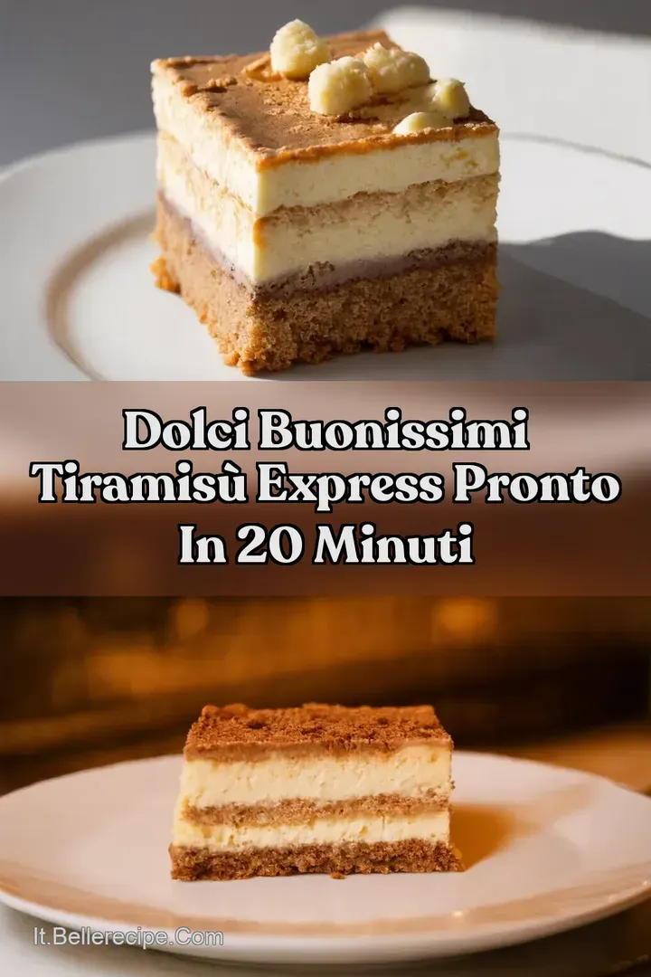 Dolci Buonissimi Tiramis&ugrave; Express Pronto in 20 Minuti