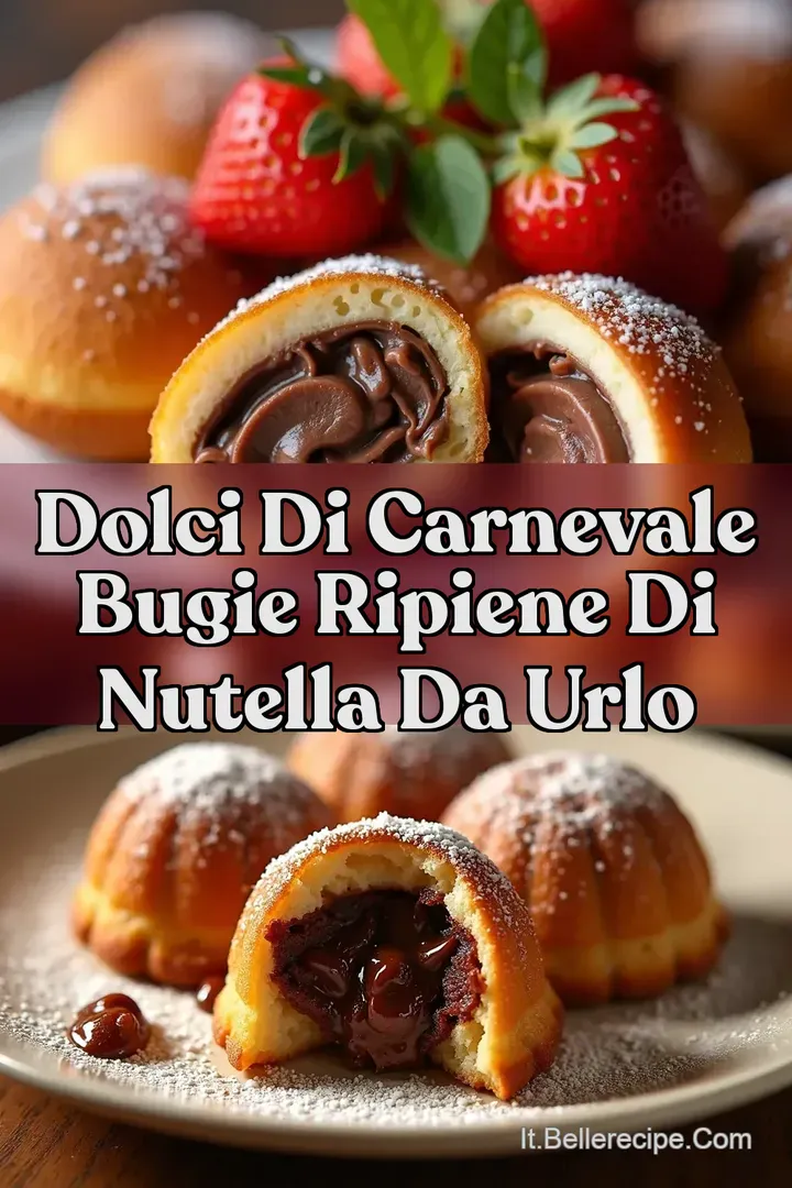 Dolci di Carnevale Bugie Ripiene di Nutella da Urlo