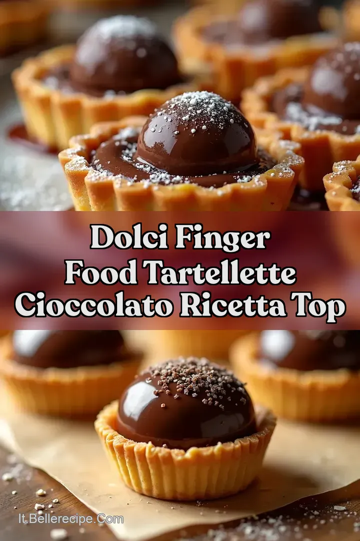 Dolci Finger Food Tartellette Cioccolato Ricetta Top