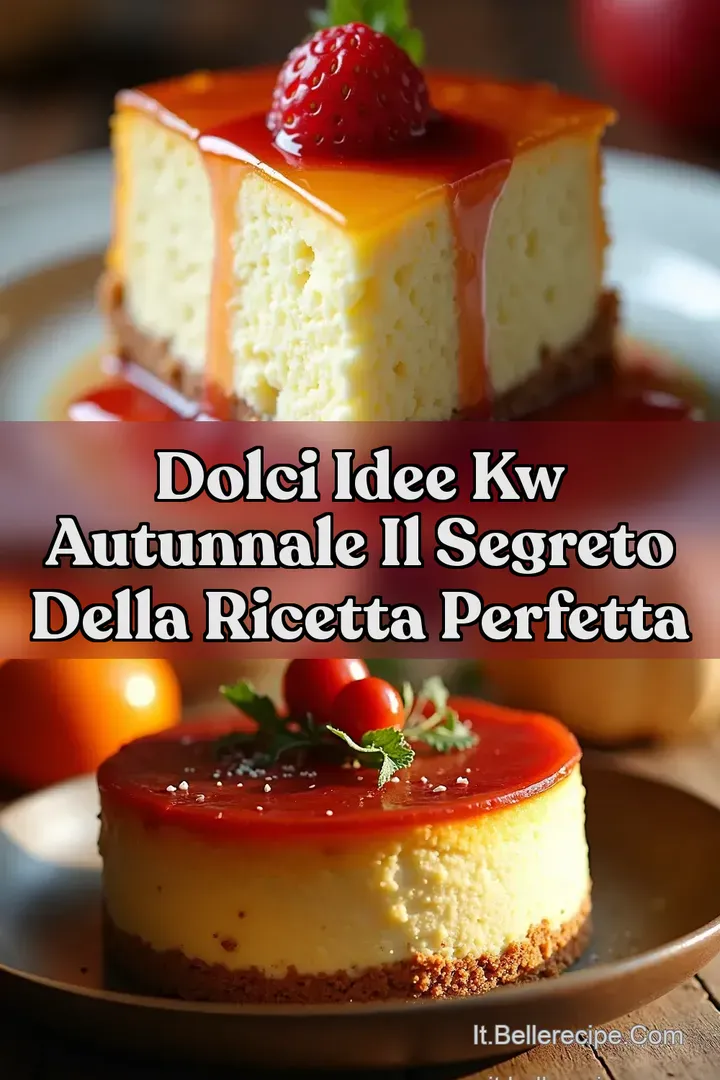Dolci Idee kw Autunnale il Segreto della Ricetta Perfetta