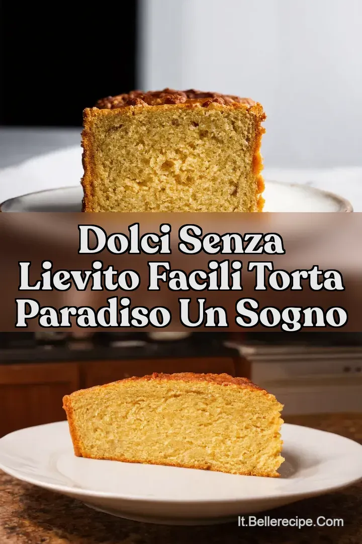 Dolci Senza Lievito Facili Torta Paradiso Un Sogno