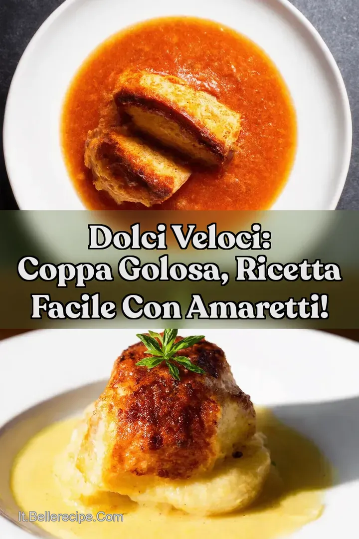 Dolci Veloci: Coppa Golosa Ricetta Facile con Amaretti!