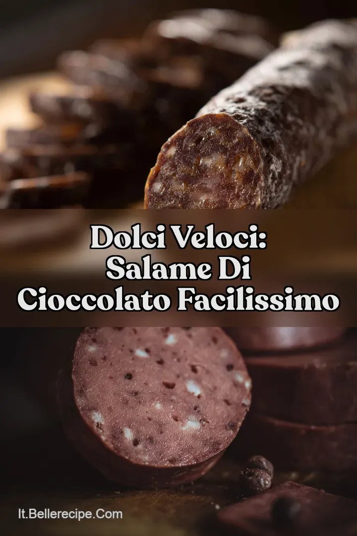 Dolci Veloci: Salame di Cioccolato Facilissimo