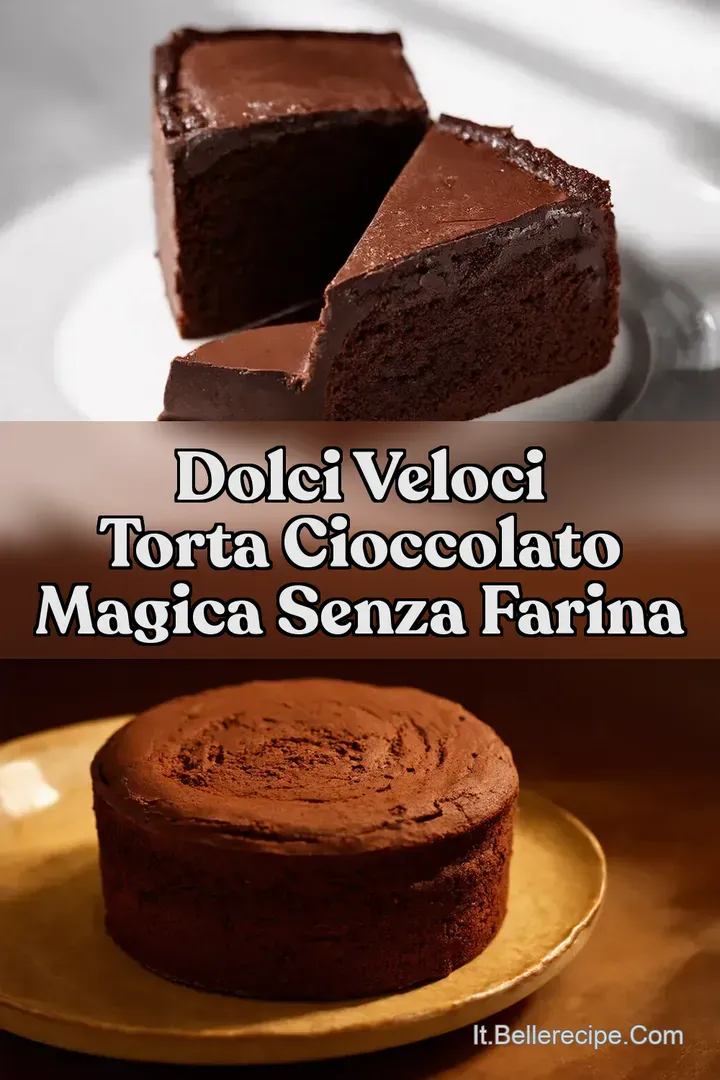 Dolci Veloci Torta Cioccolato Magica Senza Farina