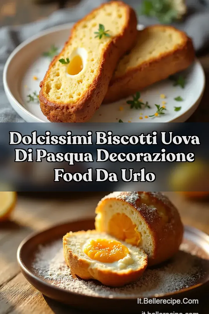 Dolcissimi Biscotti Uova di Pasqua Decorazione Food da Urlo