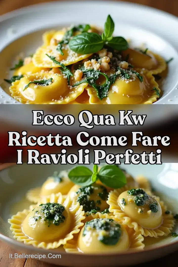Ecco Qua kw Ricetta Come fare i Ravioli perfetti