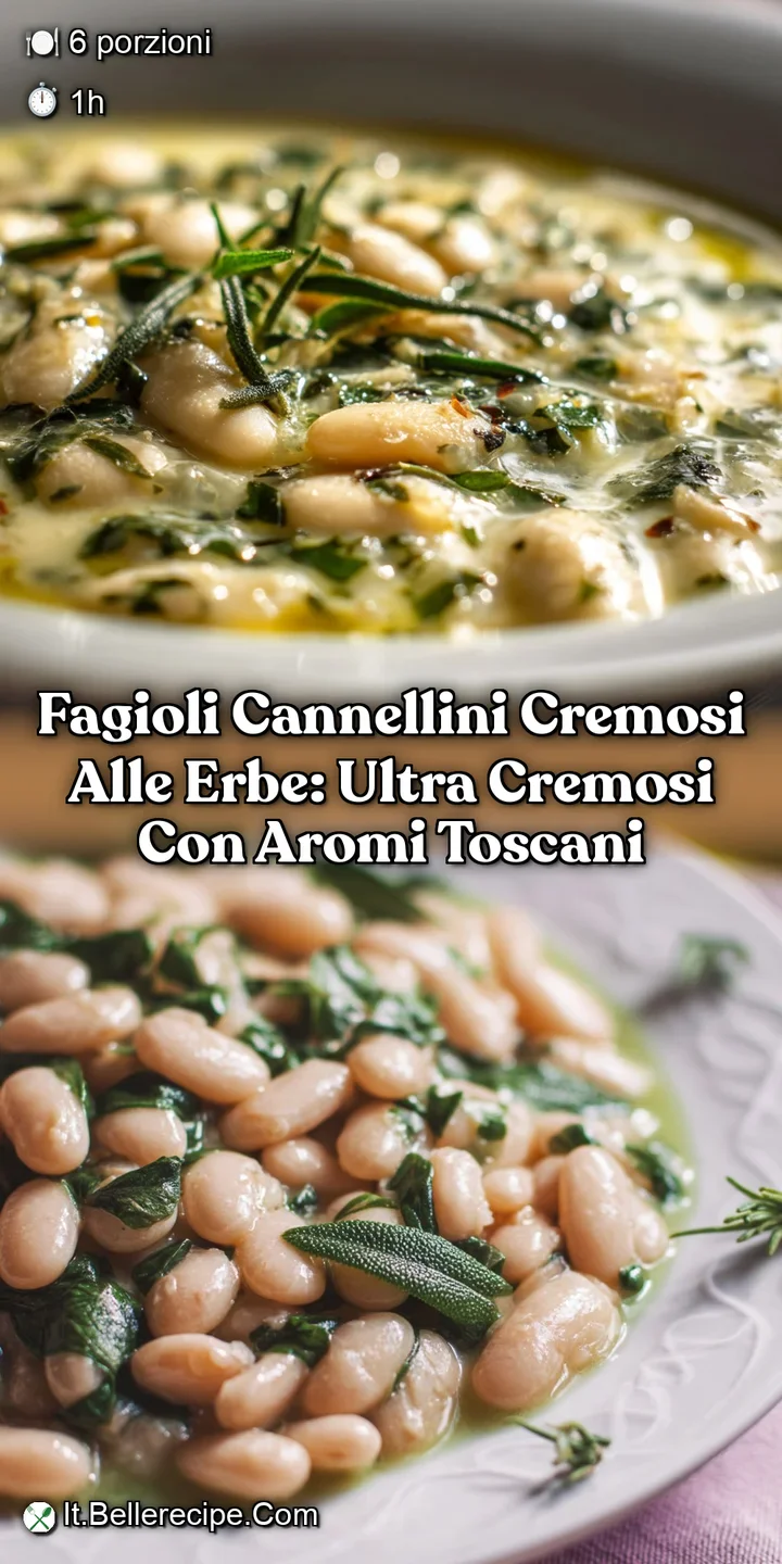 Fagioli Cannellini Cremosi alle Erbe: Ultra Cremosi con Aromi Toscani